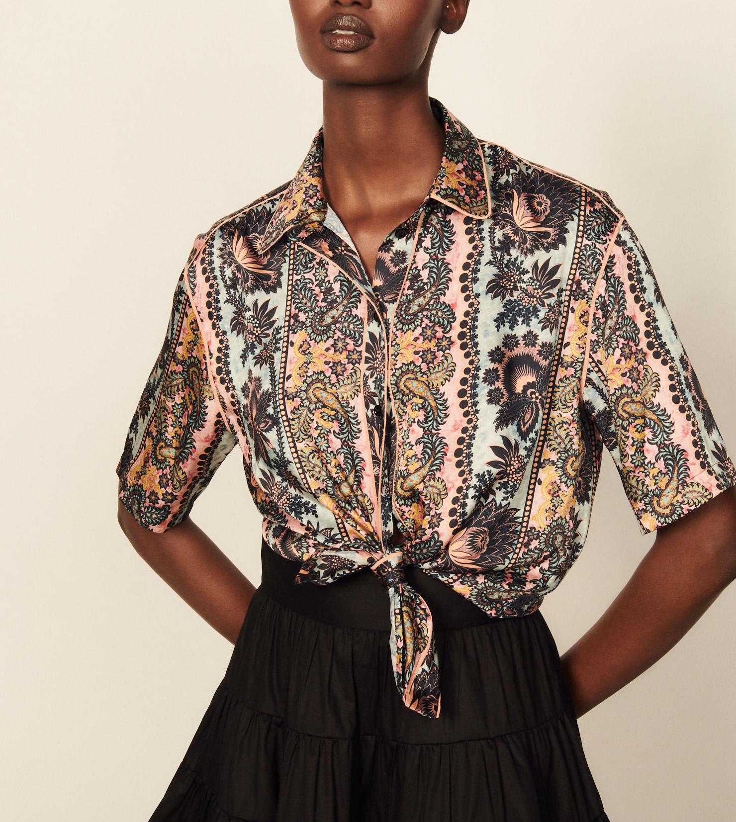 sandro tie dye shirt