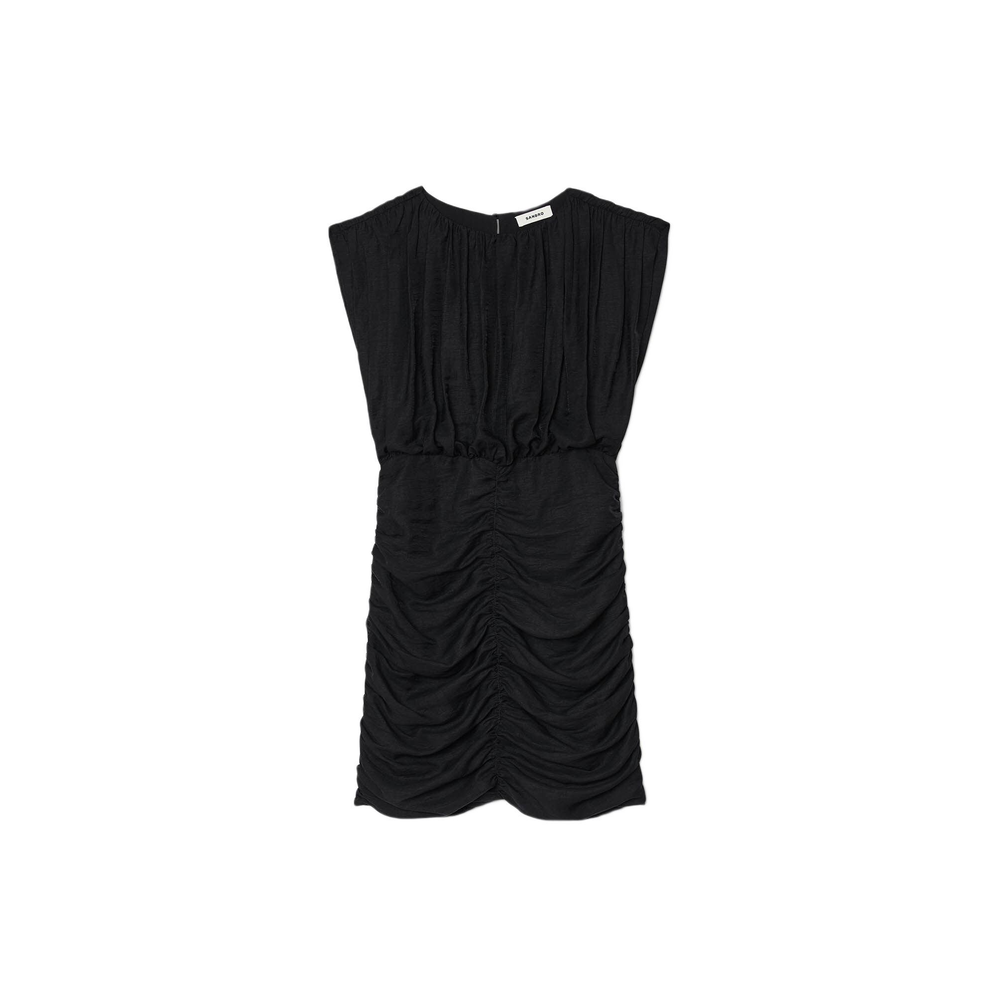 sandro short draped dress Sandro Short Draped Dress In White - 65% Off