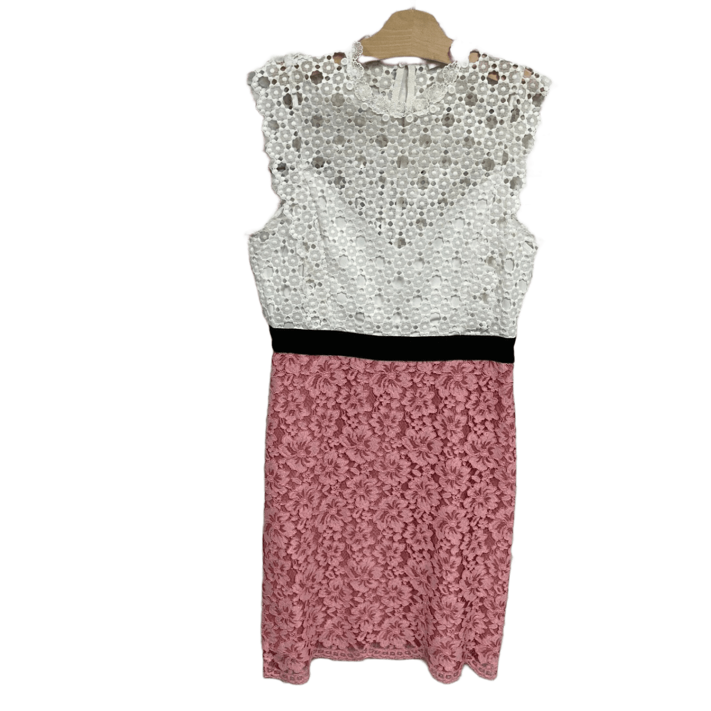 Two-tone lace dress with open back | Sandro | Sandro Secondhand