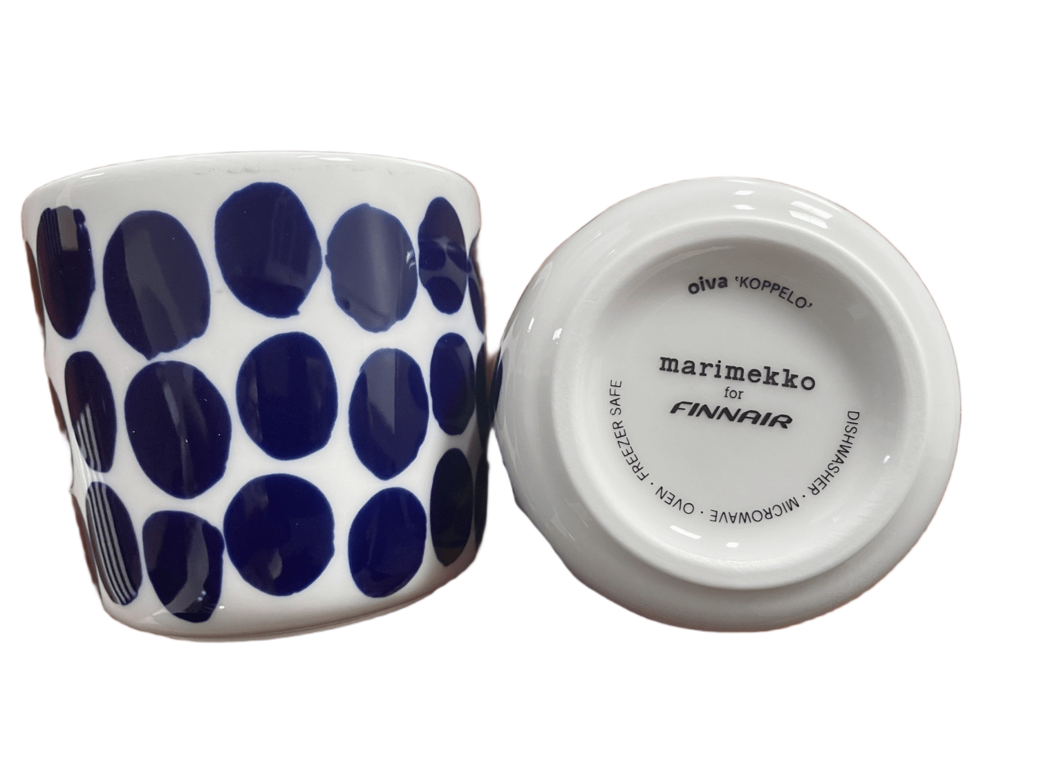 Marimekko Pre-loved - Marimekko for Finnair Koppelo cup without handle / 2pc