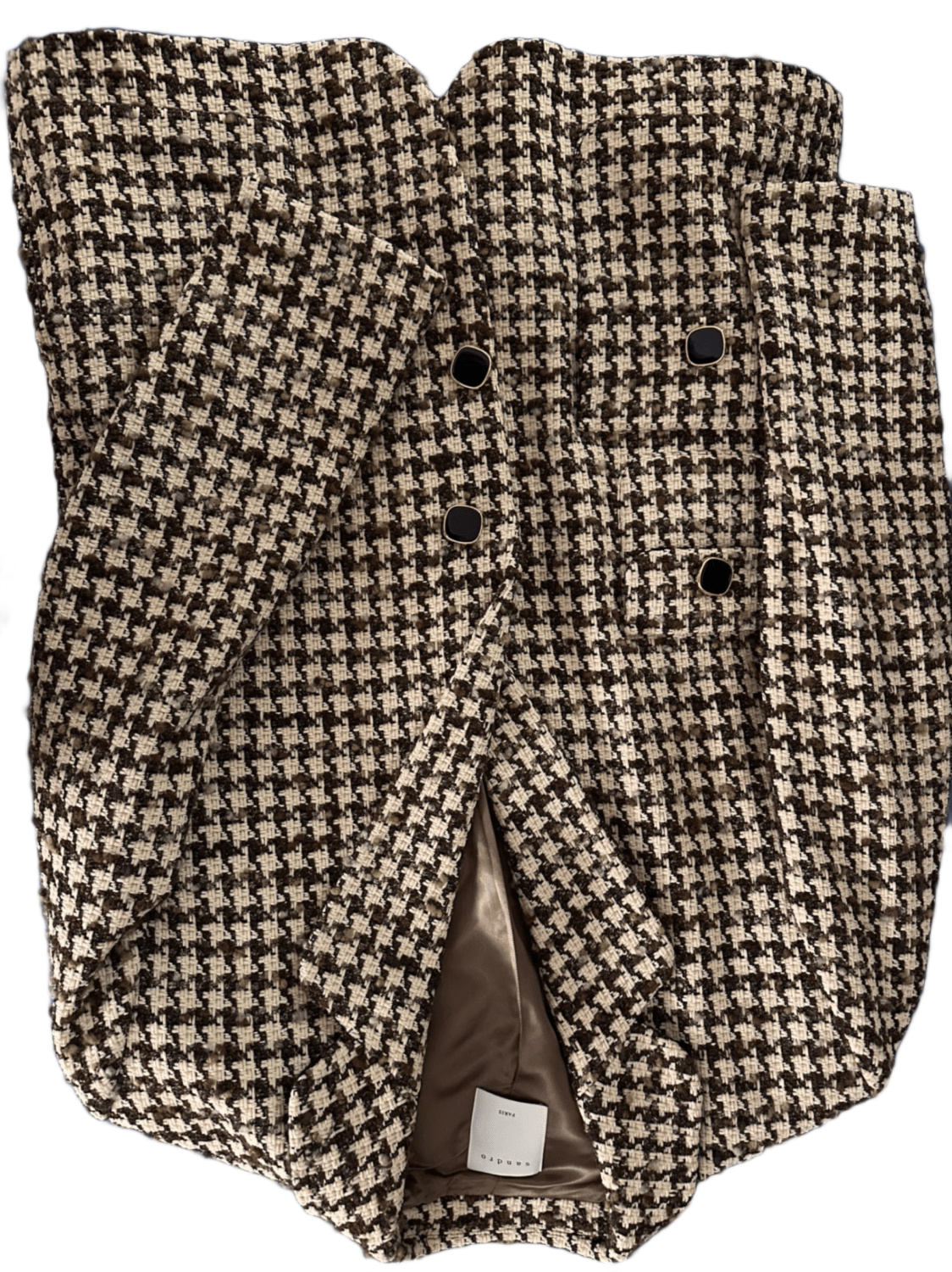 Houndstooth suit jacket | Sandro | Sandro Secondhand