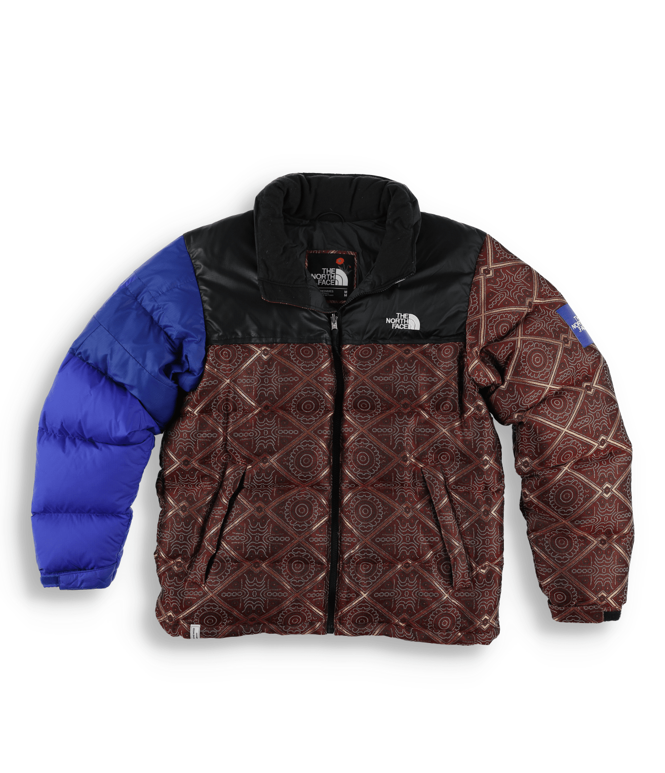 Jacquard deals nuptse jacket