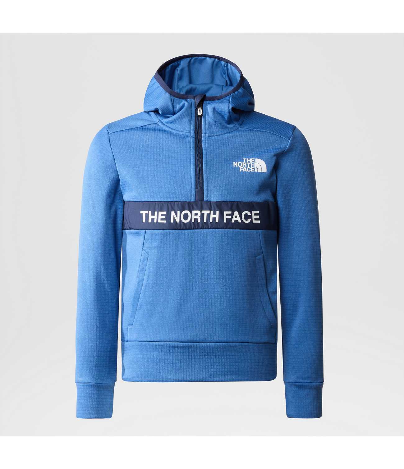 Boys Ampere 1 4 Zip Hoodie The North Face The North Face Renewed