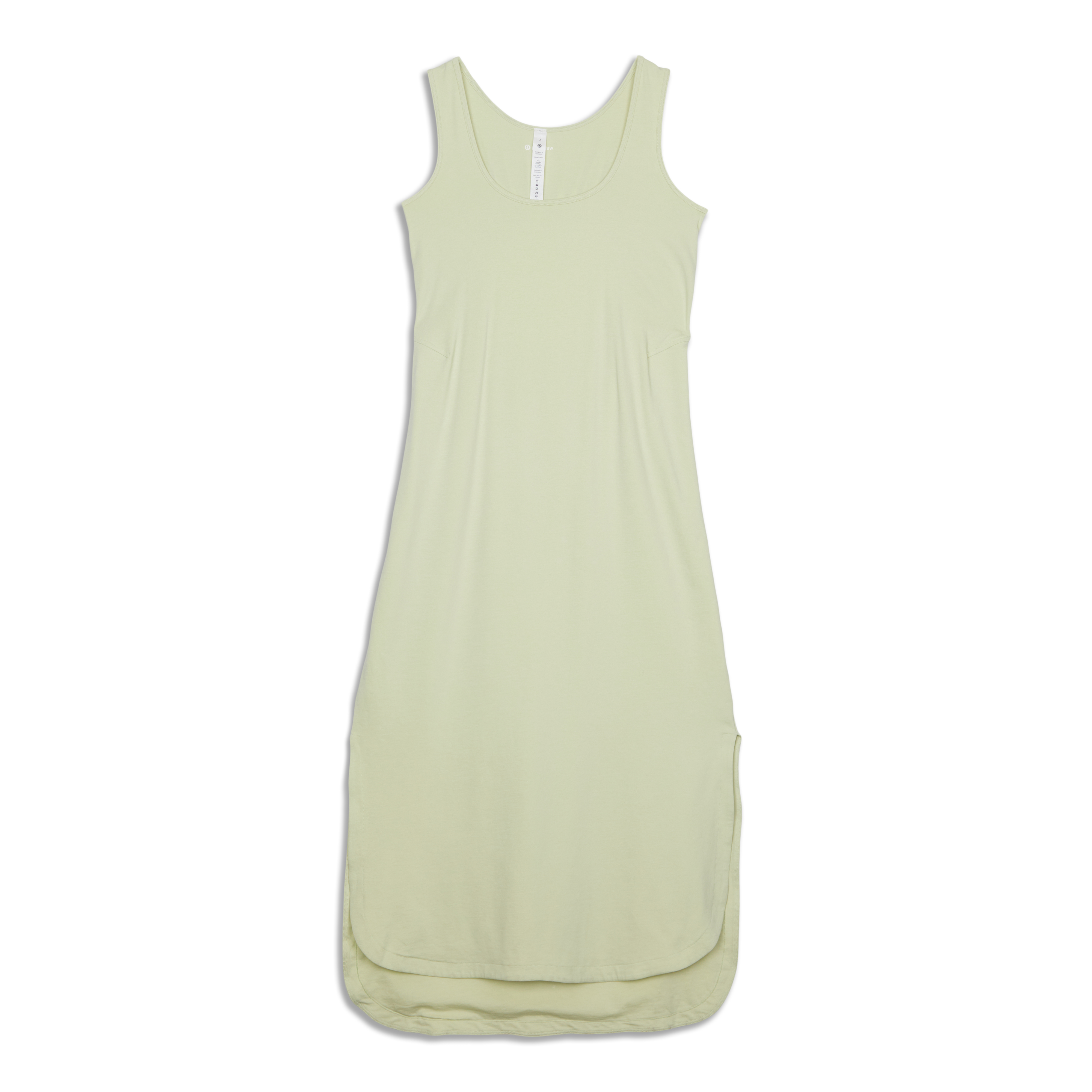 lululemon open back midi dress Lululemon Pima Cotton Open Back Midi Dress NWT Sizes 2 4 6 8 10 12 White  Cotton