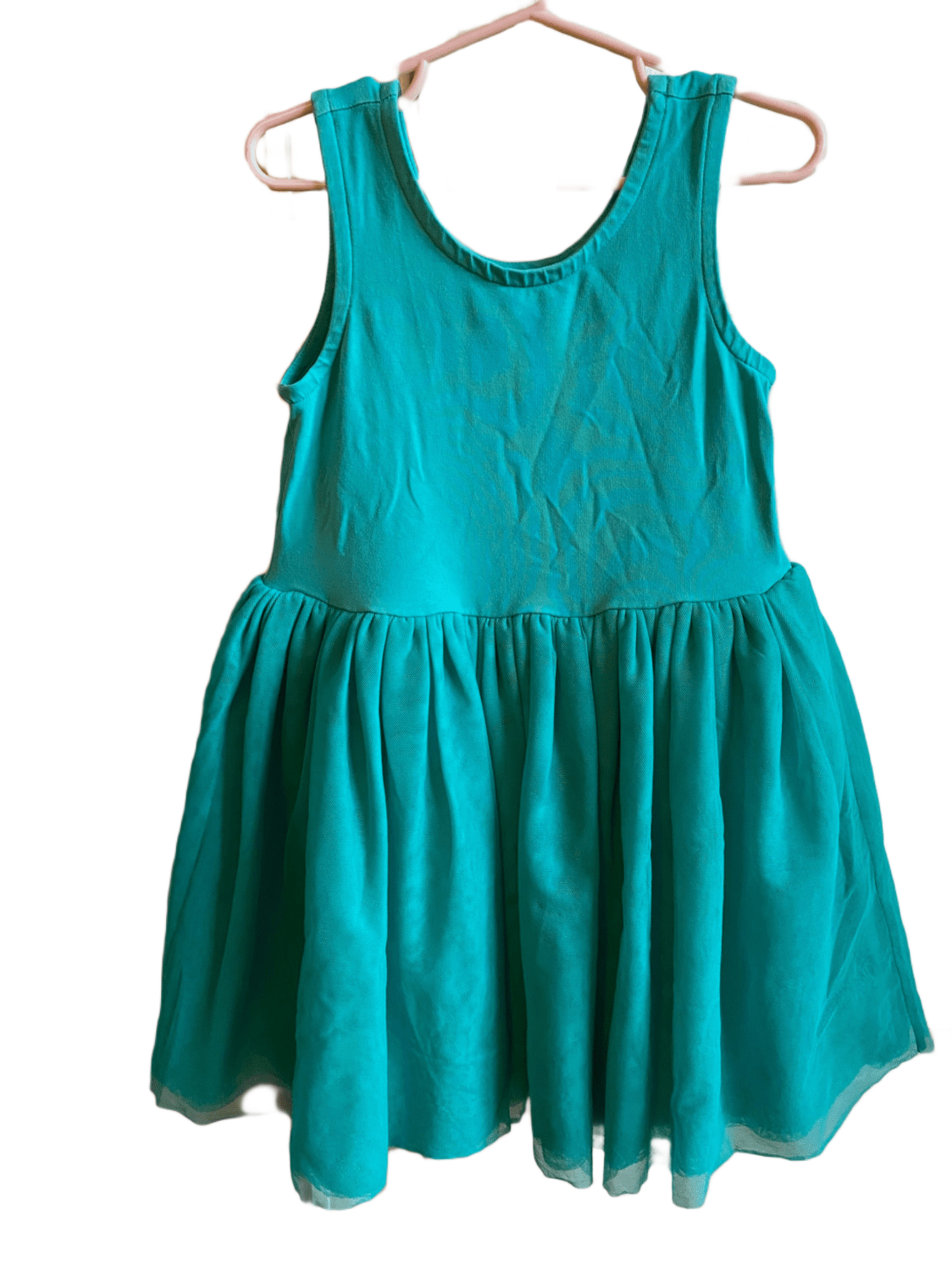 hanna andersson green tulle dress Hanna Andersson Girls Dress Green Velvet Tiered Holiday Christmas Size 110 5