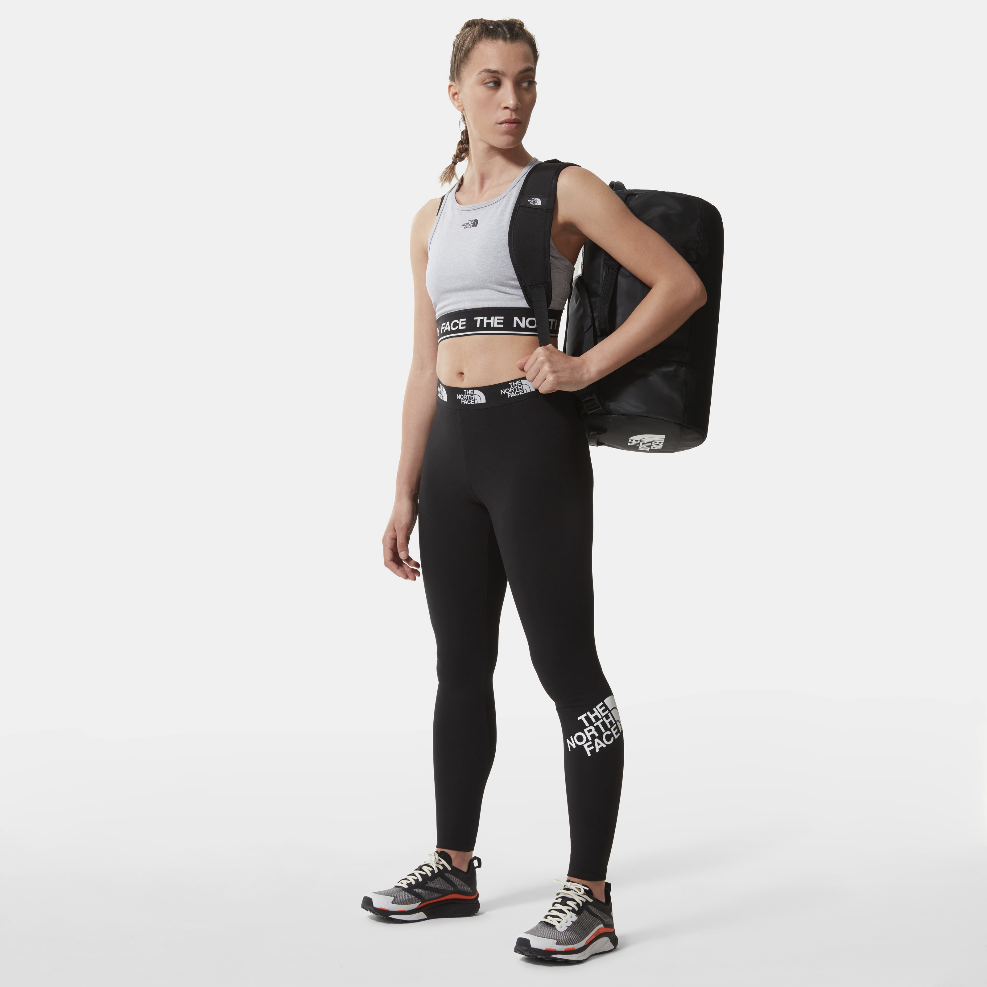 【関税&送料込】The North Face Leggings With Logo The North Face Womens Leggings Waist Printed Logo Gym