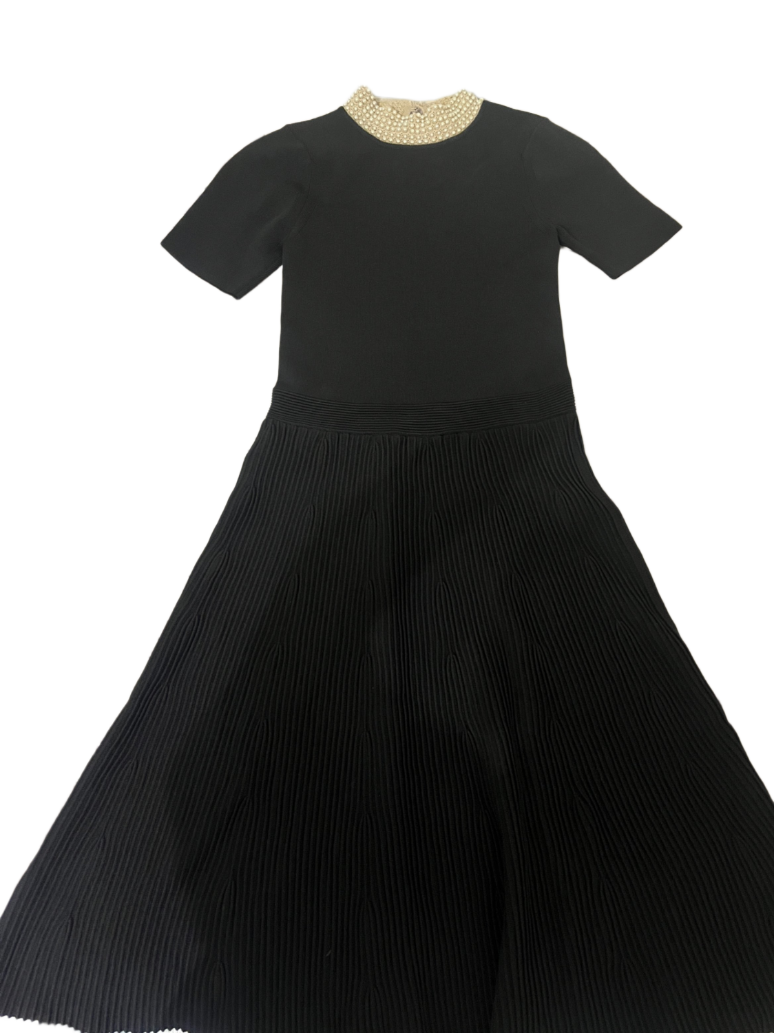 ワンピース Eric Haze Print Dress 23-06460 black Pearl Detail Crepe Dress – Elie Tahari