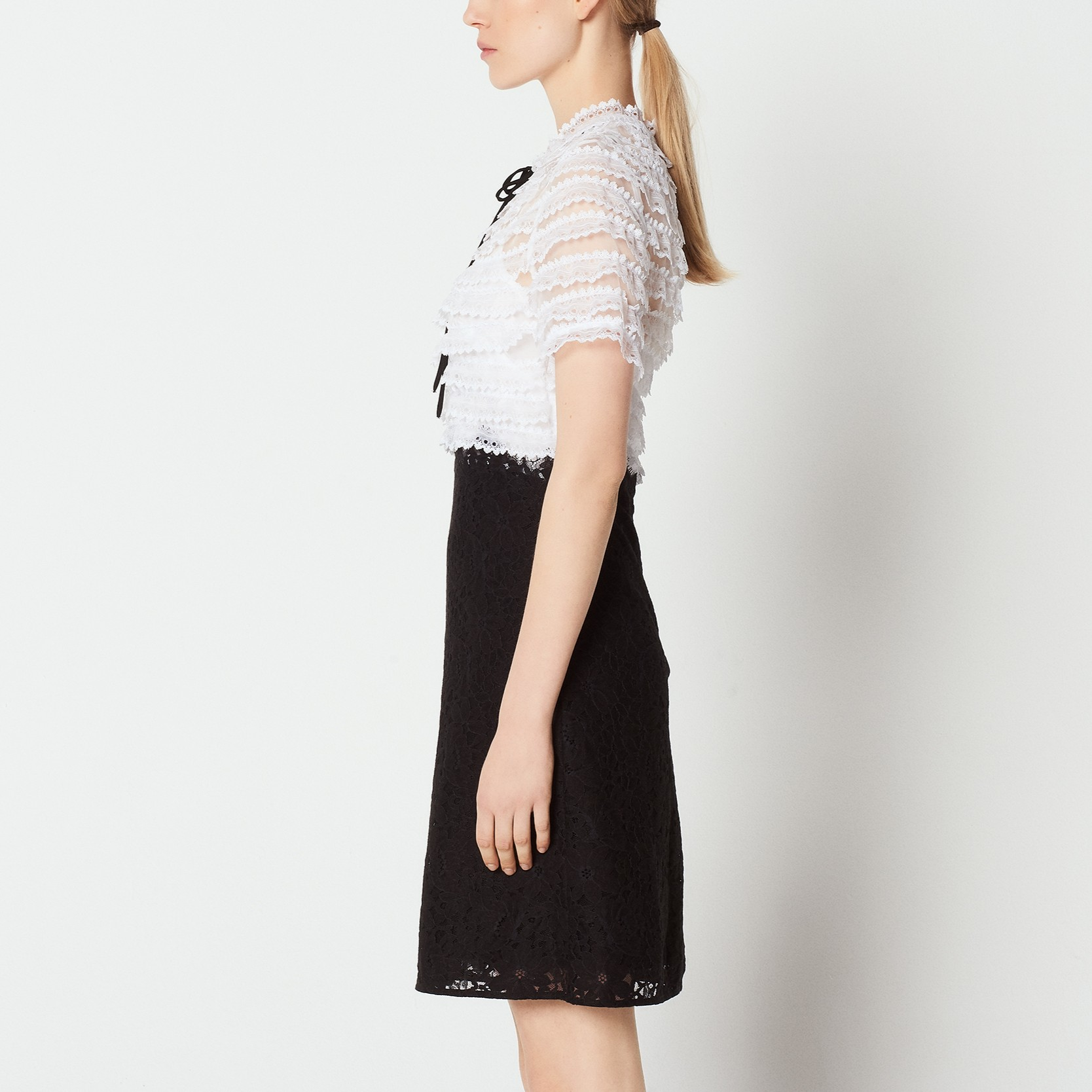 Sandro Two-tone lace dress Sandro Two-tone lace dress