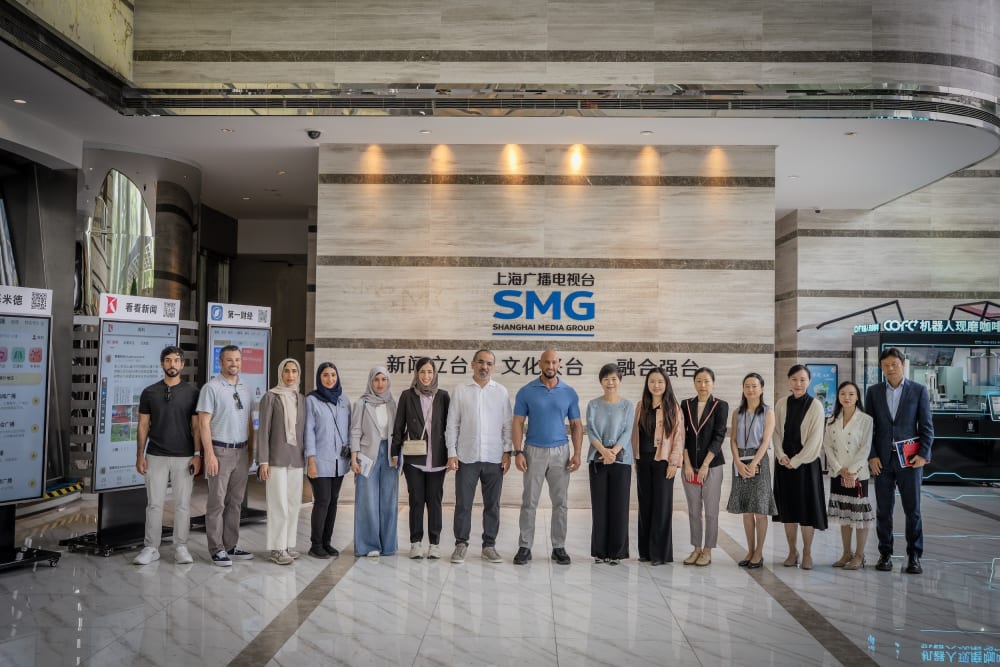 Abdulla Al Hamed meets Shanghai media leaders to advance UAE–China media cooperation
