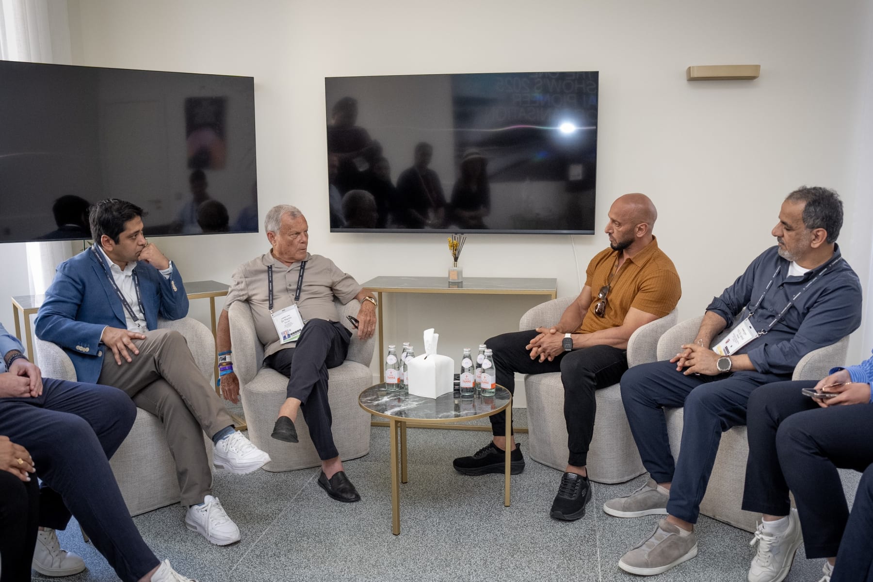 Abdulla Al Hamed holds high-level meetings with global media executives in Cannes in preparation for BRIDGE Summit