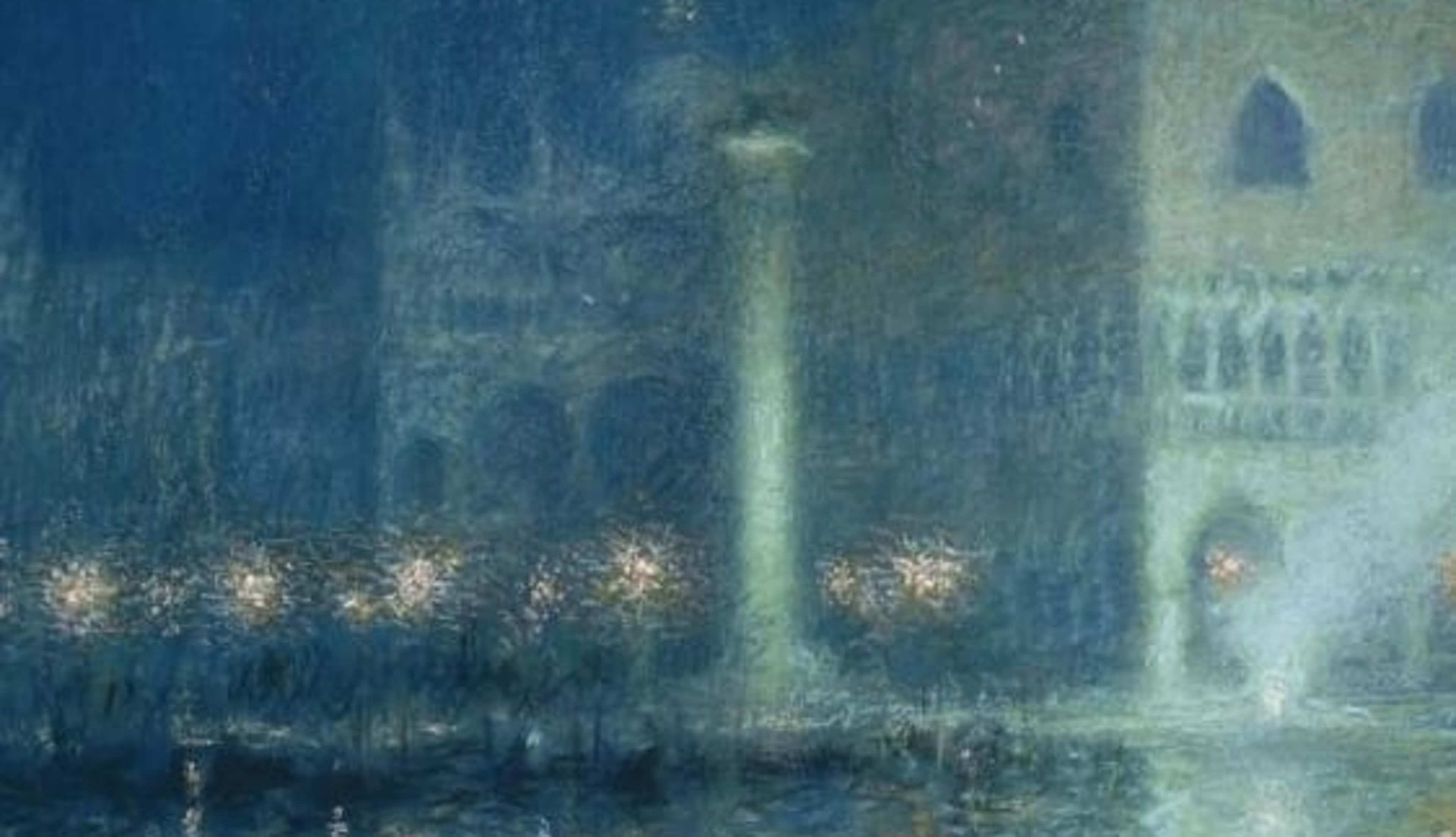 Feu D'Artifice a Venise (1920)_Lucien Lévy-Dhurmer