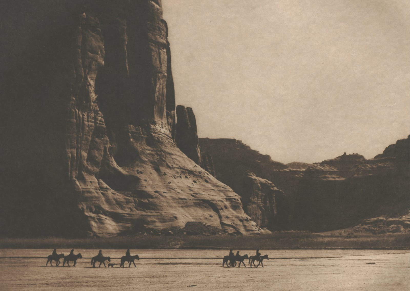 Portfolio I, Plate 28: Cañon de Chelly-Navaho