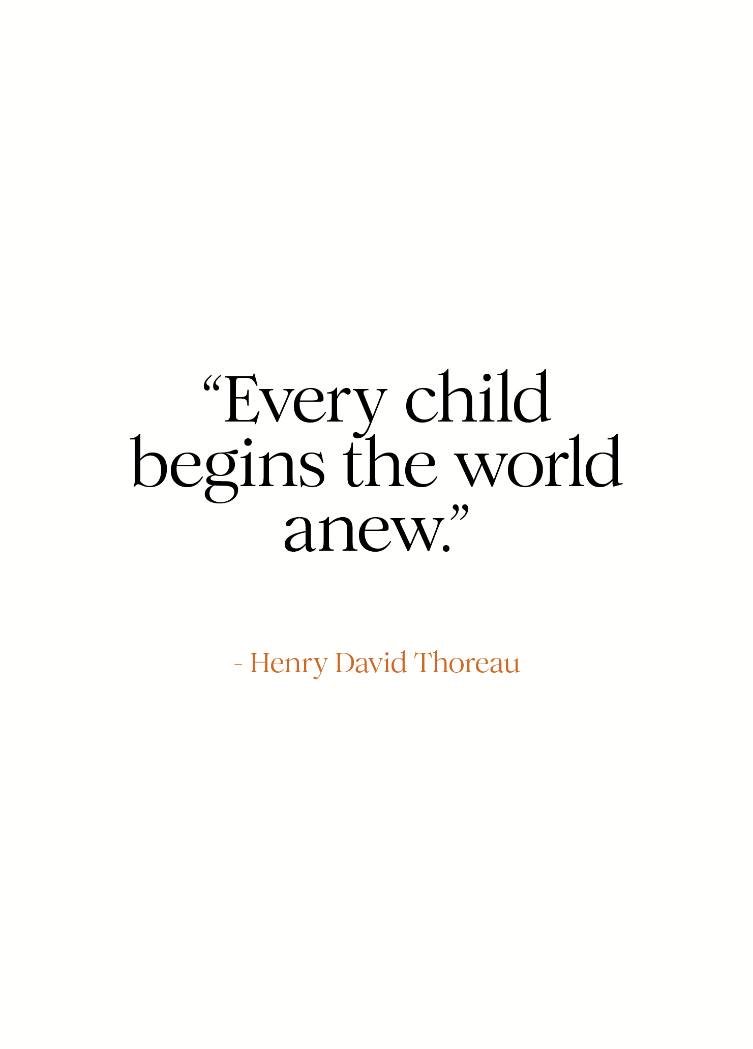 Henry David Thoreau