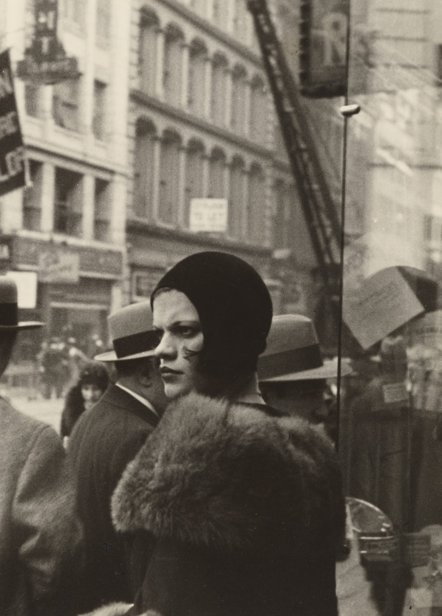 Girl in Fulton Street, New York
