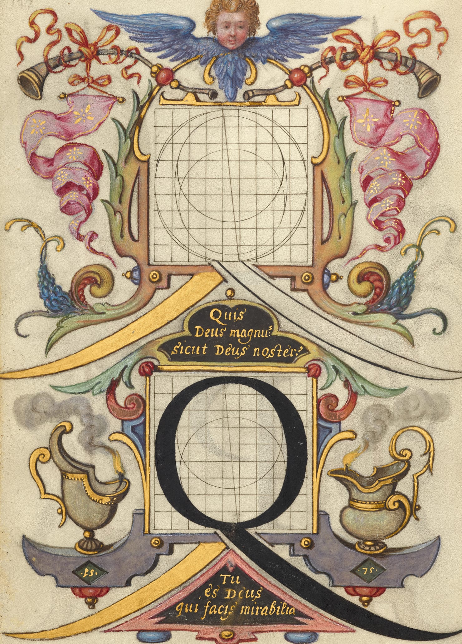 Guide for Constructing the Letter Q