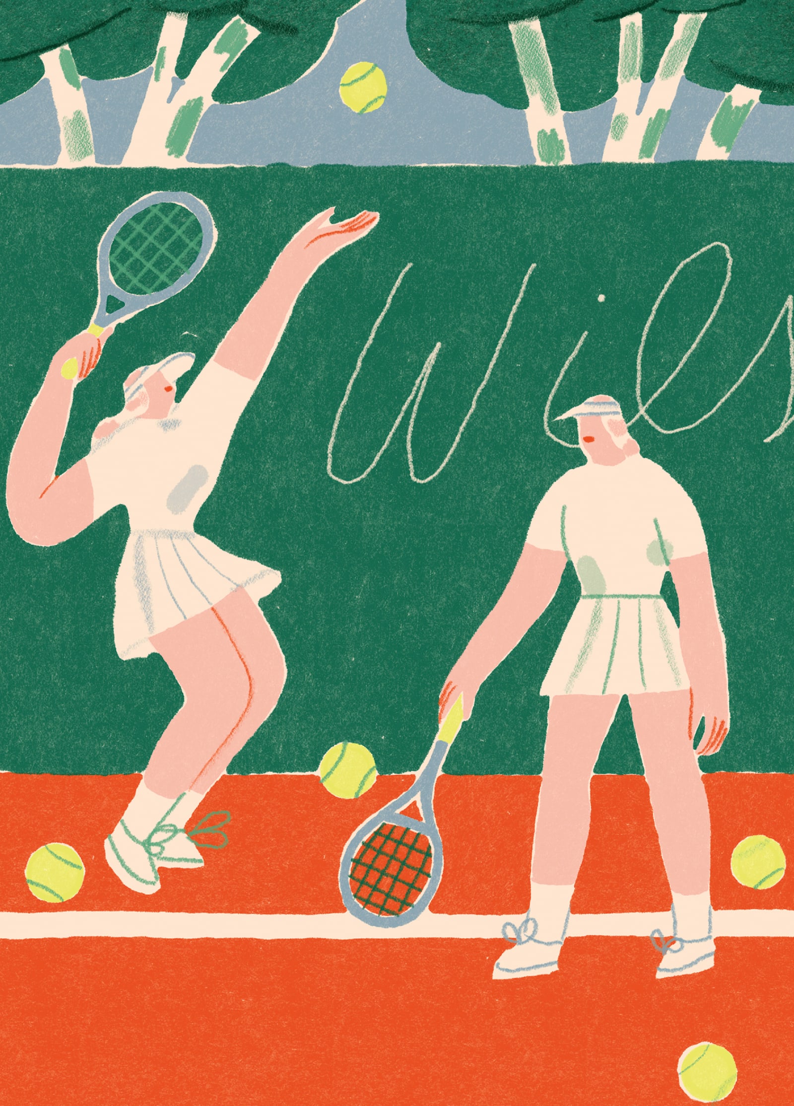 Playing Doubles At Korkkari,