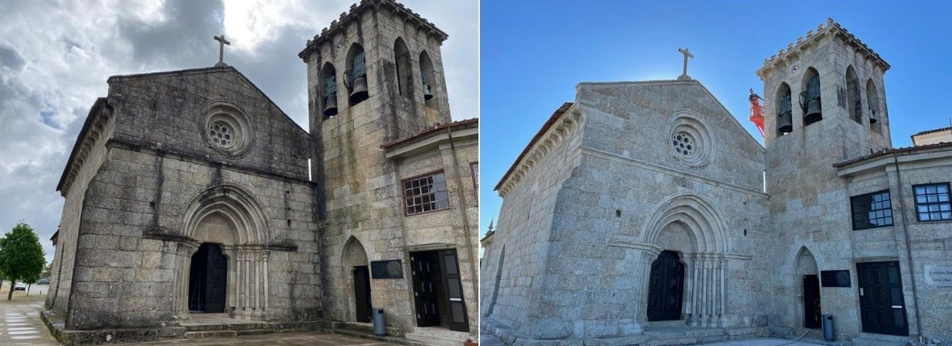 post Lavagem de fachadas e telhados - Igreja Românica S. Tiago Antas - V.N. de Famalicão image