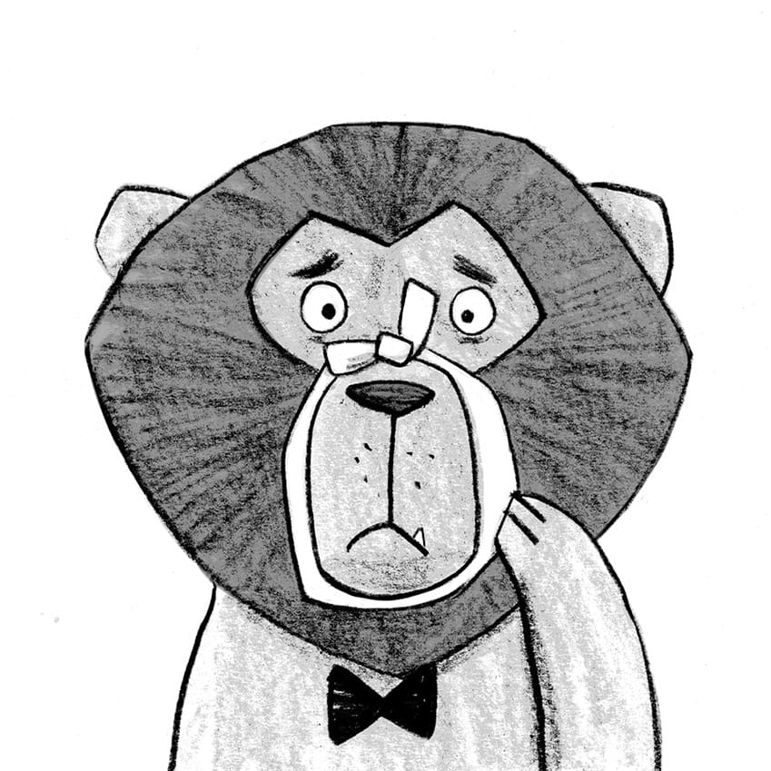 What Goes Up White & Comes Down Yellow? Arena Illustration