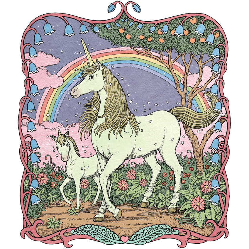 The Secret Unicorn Club - Arena Illustration