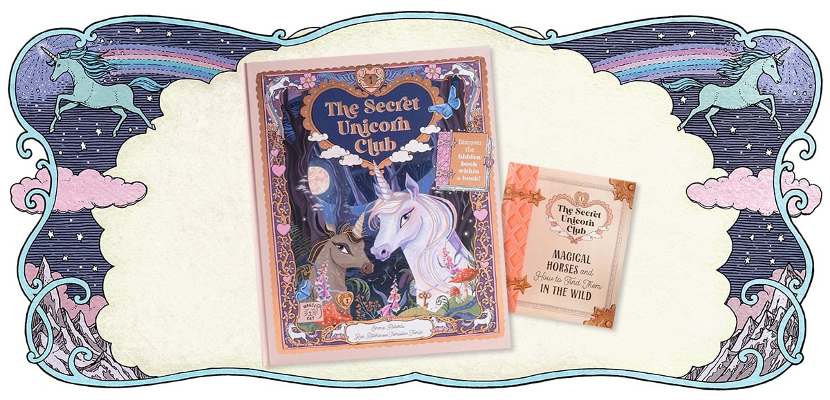The secret unicorn club arena illustration