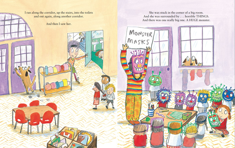 Monster, written by Michael Rosen, illustrated by Neal Layton