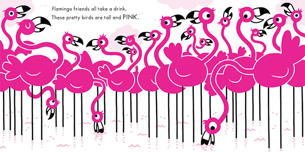 pink flamingos