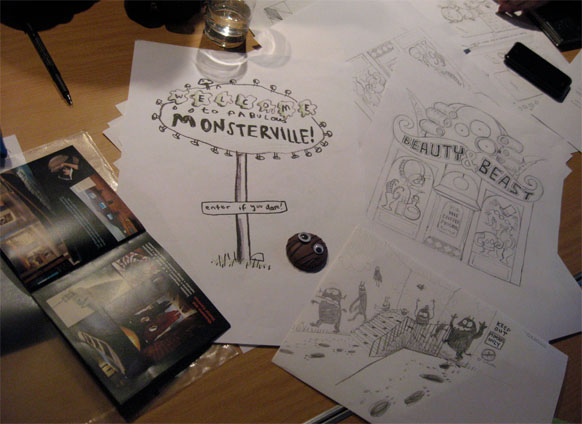 Monsterville-sketches