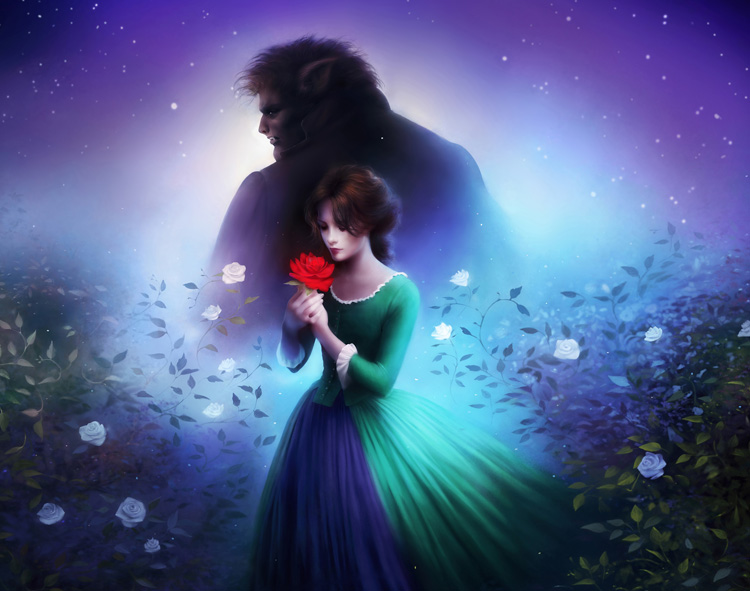 Finaly artwork by Melanie Delon for Beauty and the Beast