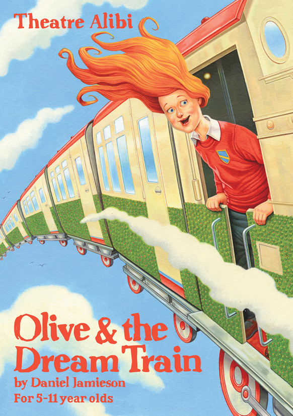 Olive & The Dream Train - Illustration by Simon Bartram