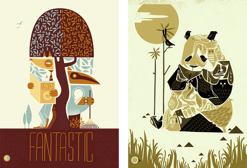 Graham Carter- Fantastic Mr Fox and Cirque de Bird, Panda