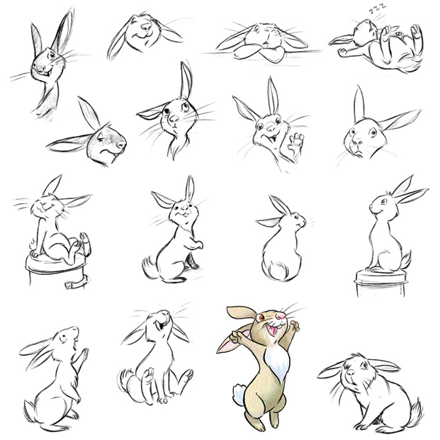 Adam Stower- Bunny Sketches