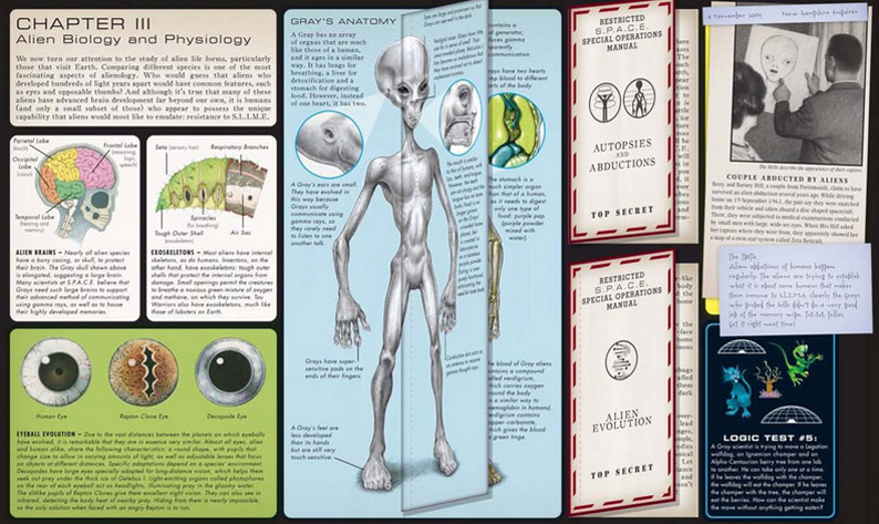 Jonny Duddle- Alienology Spread