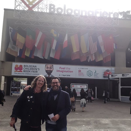 Arena- Bologna Book Fair, Neal and Adam