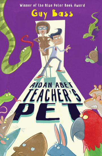 Front Cover for 'Aidan Abet, Teacher's Pet' - illustrated by Steve May