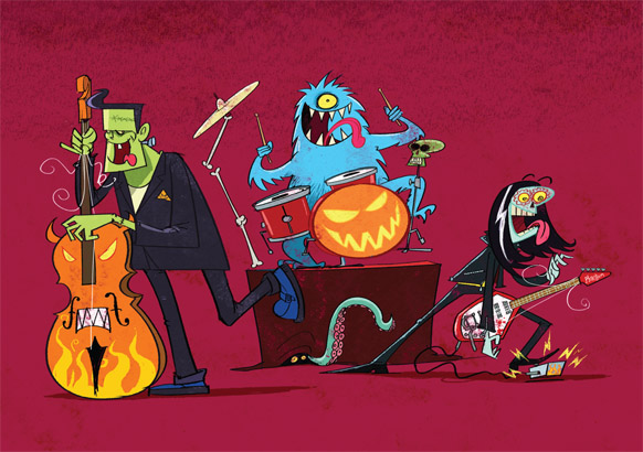 Happy Halloween - illustrated by Steve May