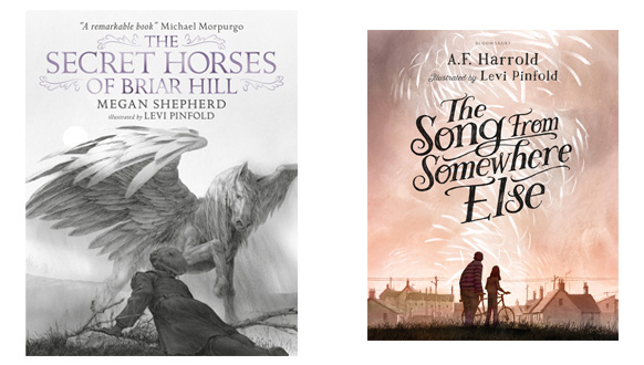 Levi Pinfold Secret Horses of Briar Hill Megan Shepherd and Song From Somewhere Else A F Harrold