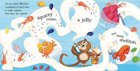 Emily Fox Monkey's Sandwich Picture Book  by Michelle Robinson