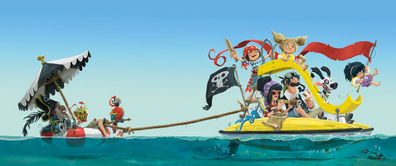 The Pirates of Scurvy Sands by Jonny Duddle