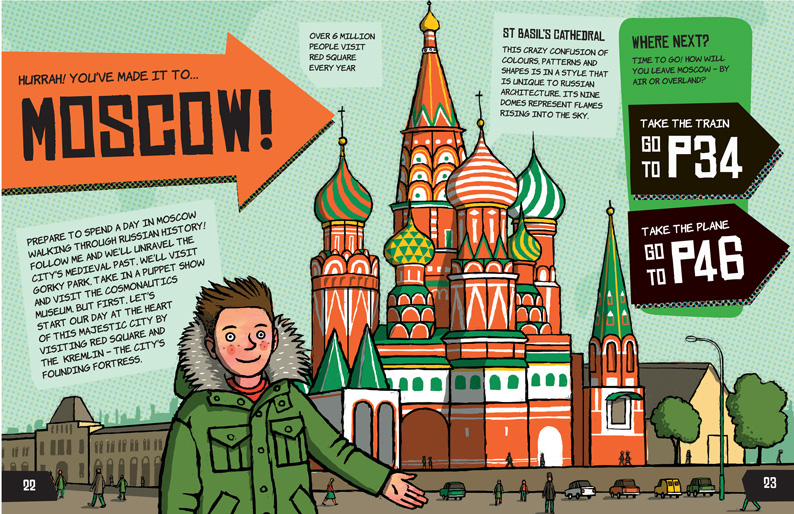 Around the World in 50 Ways - Illustrated by Frances Castle