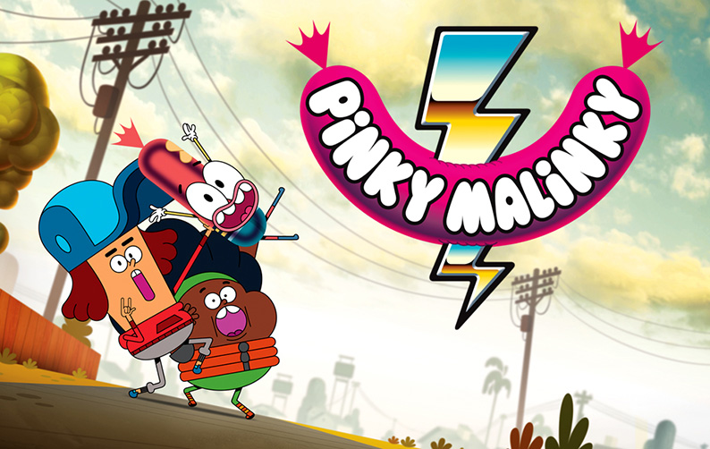 Pinky Malinky - Art Direction 'BG Design and Paint' created for Netflix by Chris Garbutt and Rikke Asbjoern