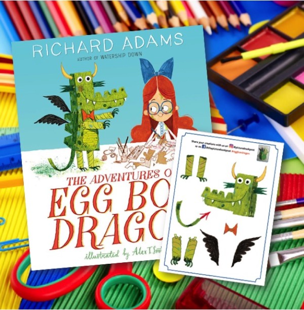 Get snippy and crafty with Alex T Smith's Egg Box Dragon Arena