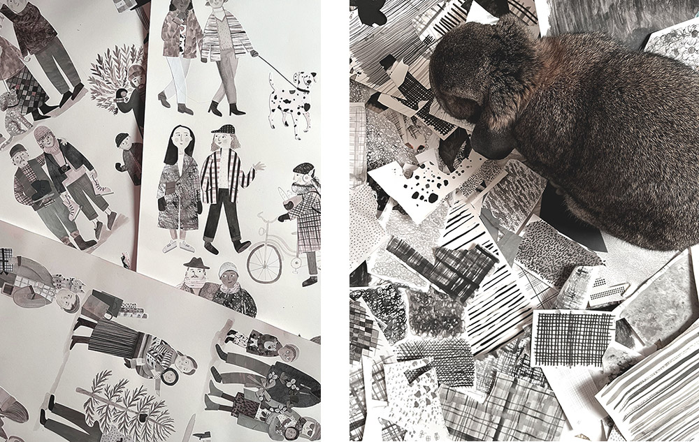 Kristyna Litten's collaged patterns