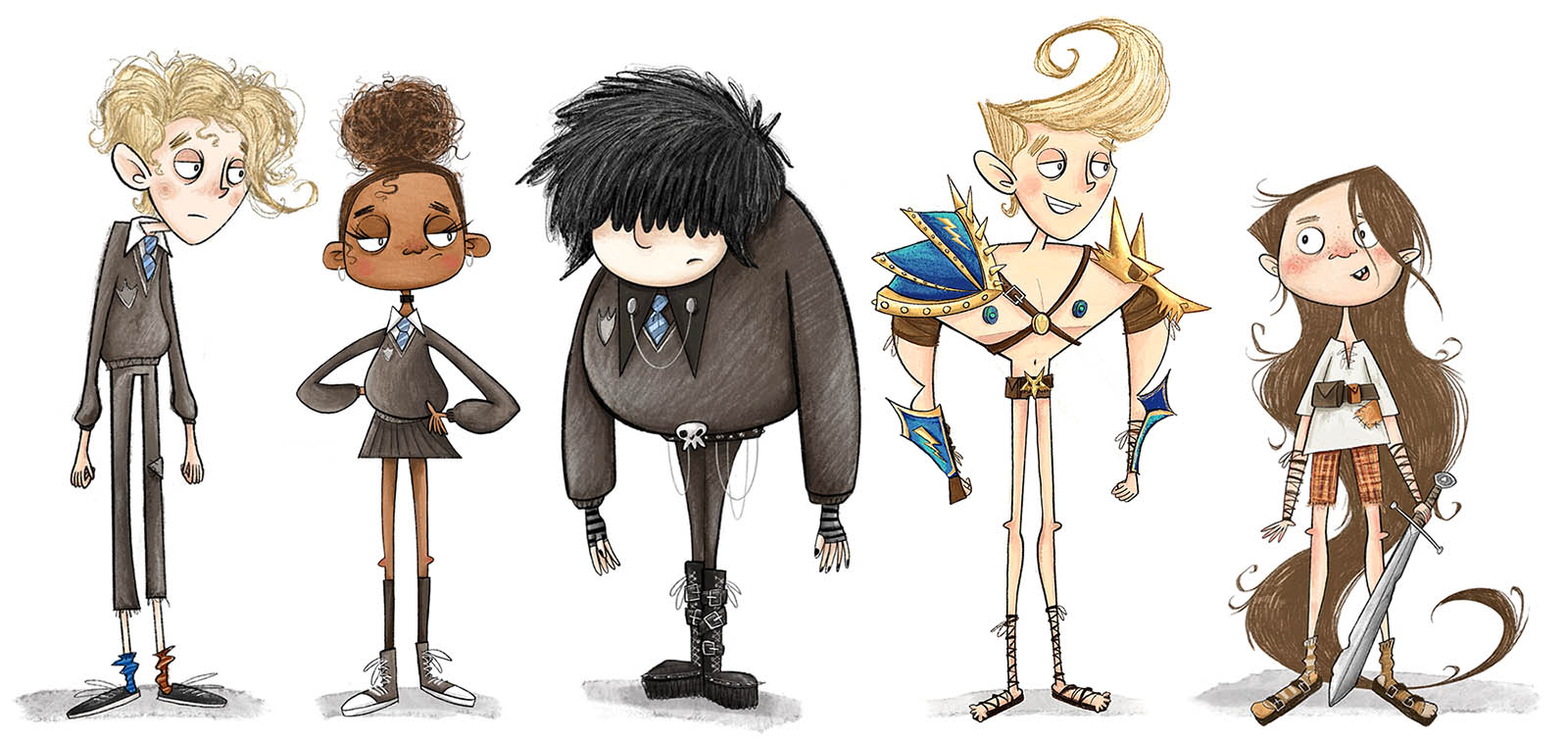 character designs by Dotty Sutton