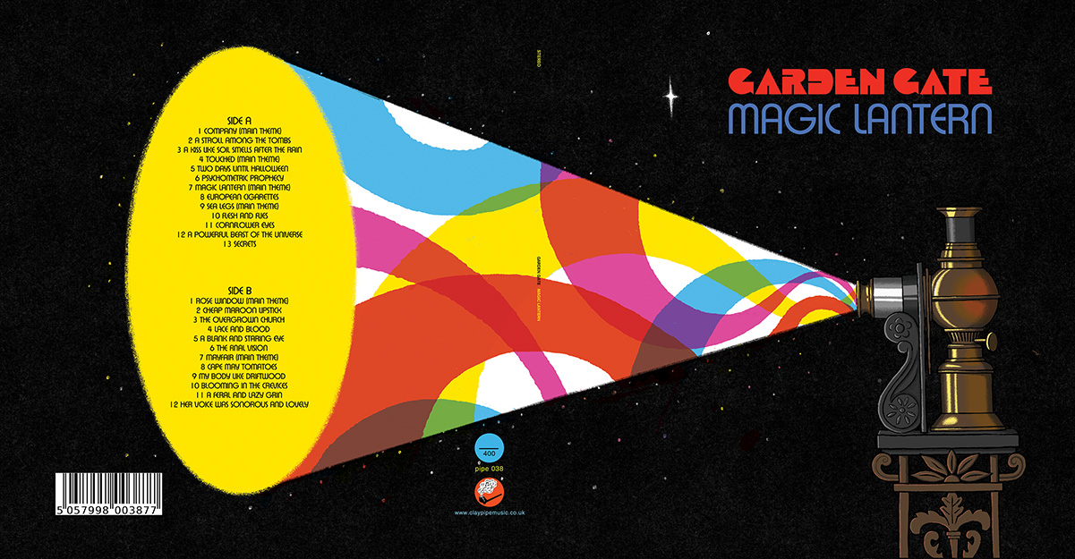 Frances Castle - vinyl sleeve design for Magic Lantern by Garden Gate