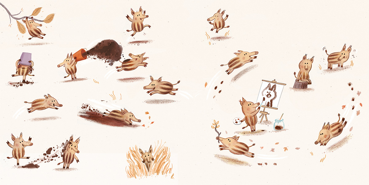 Illustrations by Kristyna Litten from I'll Love You Till The Crocodiles Smile