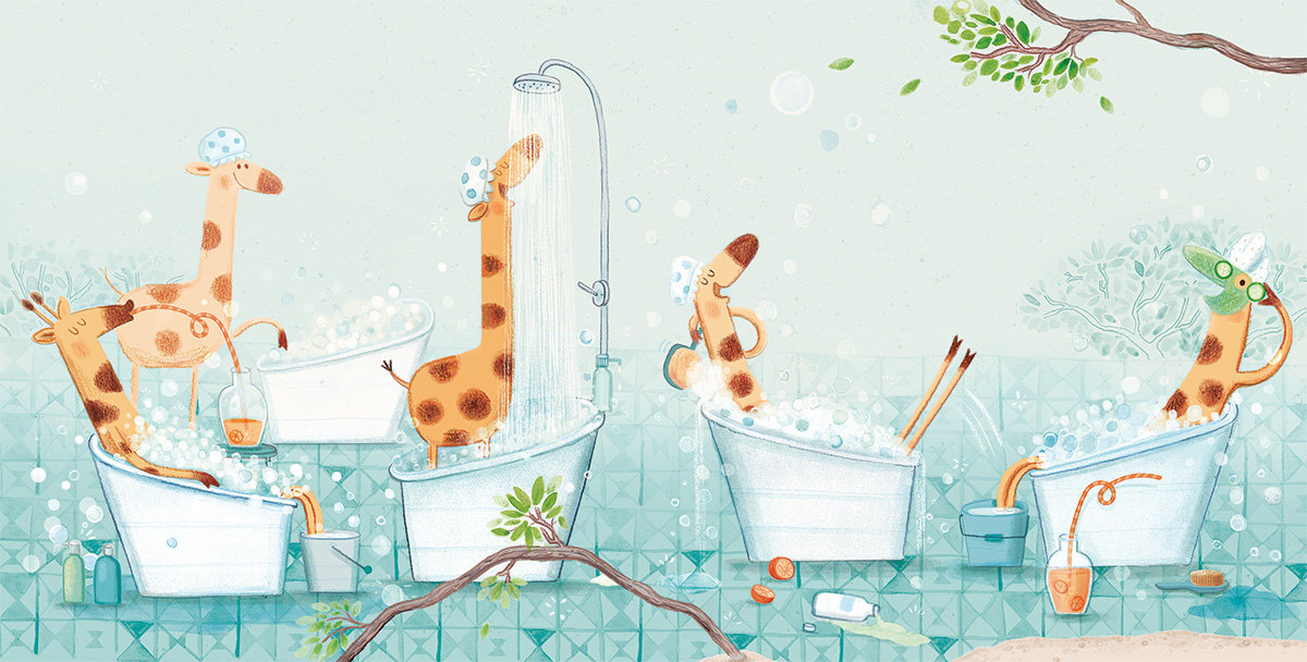 Illustrations by Kristyna Litten from I'll Love You Till The Crocodiles Smile