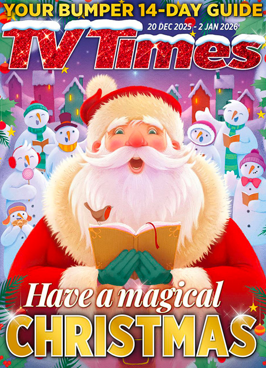 Santa Claus and Snowmen choir singing