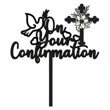 Personalized On Your Confirmation Cake Topper For Celebration 