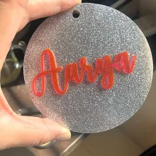 Personalized Name Christmas Tree Hanging Ornament