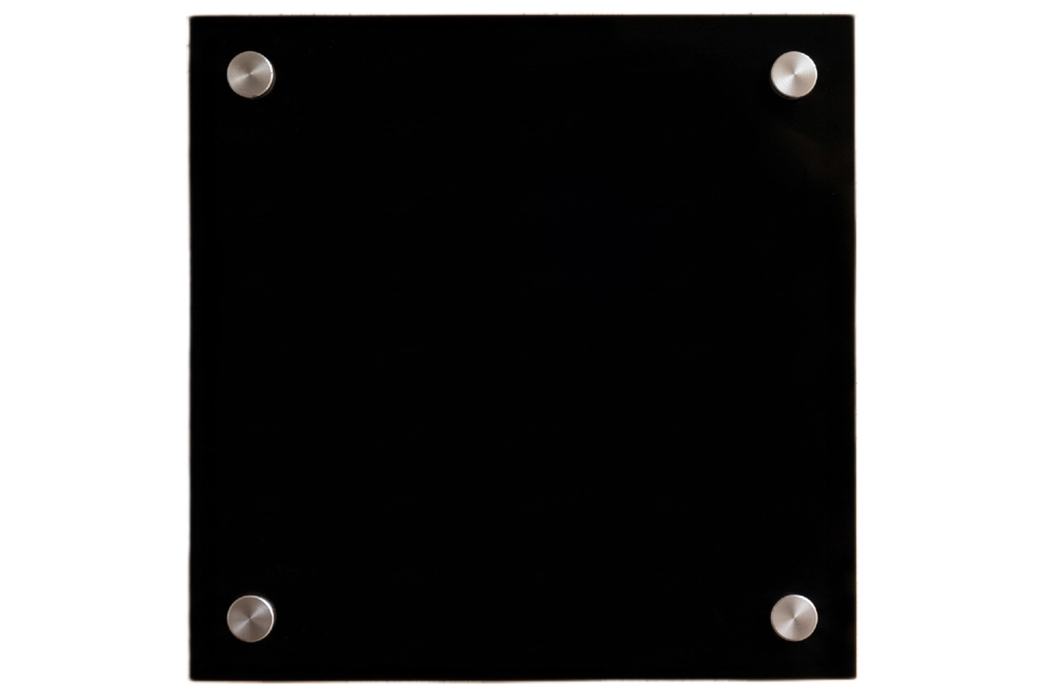 Customisable House Name Plate 5mm Mat Black Acrylic 12x12 in